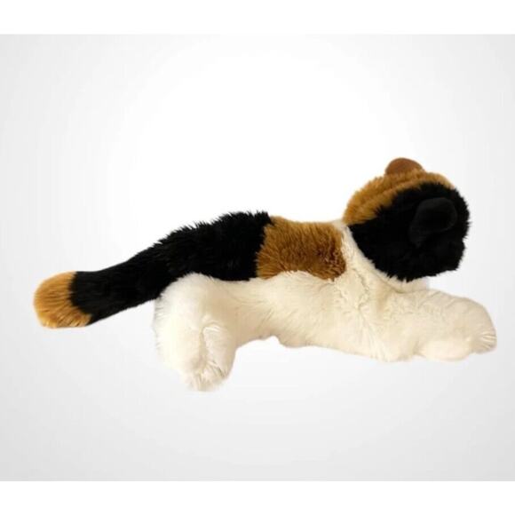 Aurora Puppet Cat Plush Long Hair 14” Length - Picture 3 of 5